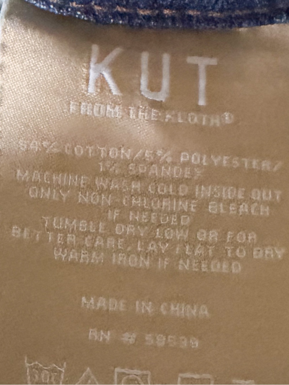 KUT FROM THE KLOTH Ryan Fab Ab Super Wide Leg Jean Size 6 - Picture 11 of 13